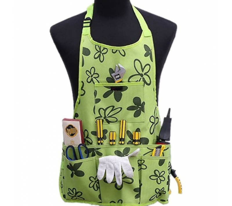 Tablier De Jardin En Tissu Oxford Épaississement Outils De Jardin Ceinture Multifonction Étanche