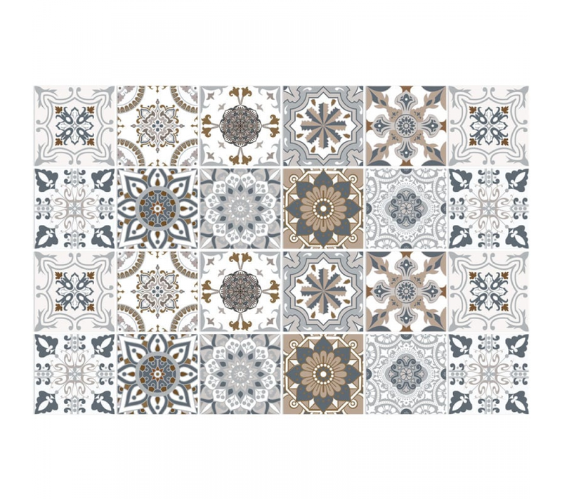 Carrelage Adhésif 20x20 Style Industriel Credence Adhesive Pour Cuisine Brique,24 Pièces