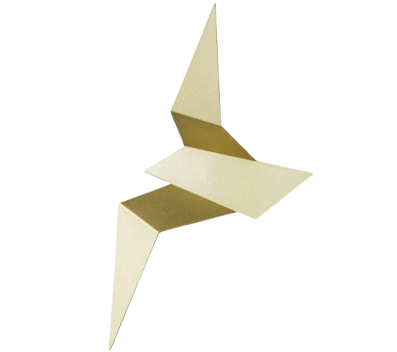 Applique Murale Moderne à LED En Forme D'oiseau Volant Pour Chambre à Coucher, Salon 12,8 Inches