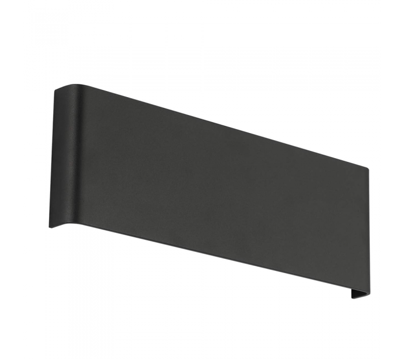 Noir,applique Murale Interieur LED 41cm Lampe Murale Blanc Chaud 14w 3000k Moderne Pour Chambr