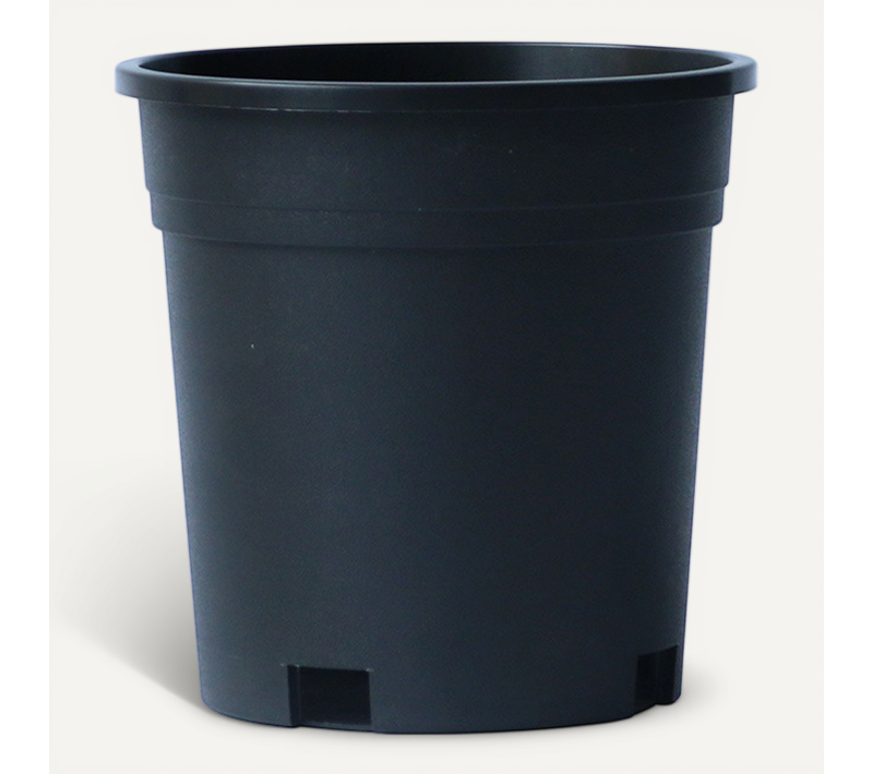 16*12cm, Diamètre 16cm , 1 Pièce Pot De Fleur En Plastique, Pot De Fleur Épaissi Noir Gallon
