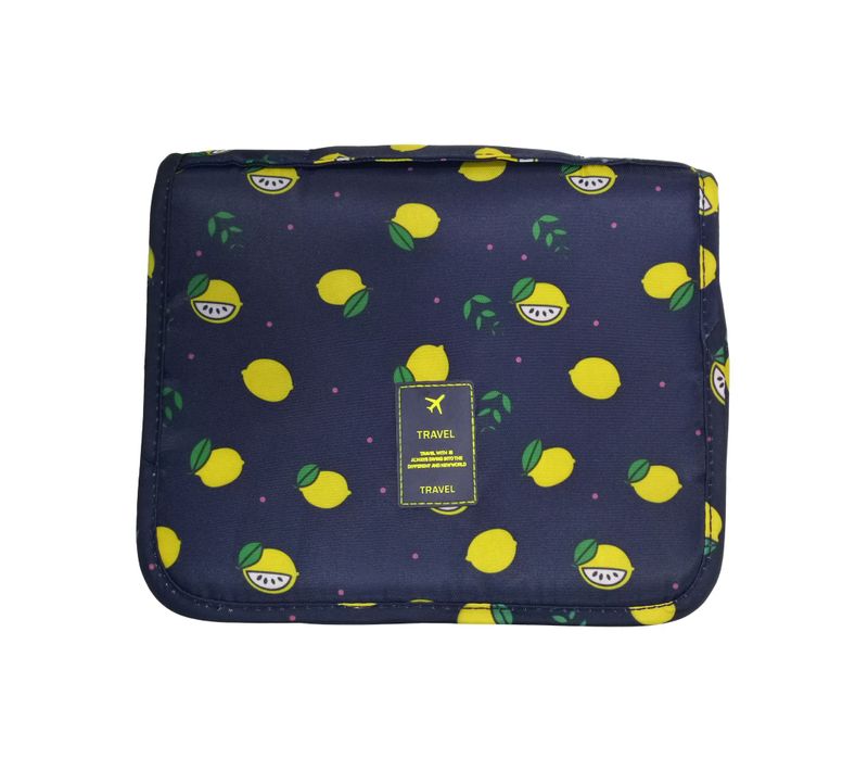 Trousse De Toilette Pliable De Voyage Imperméable Bleu Marine