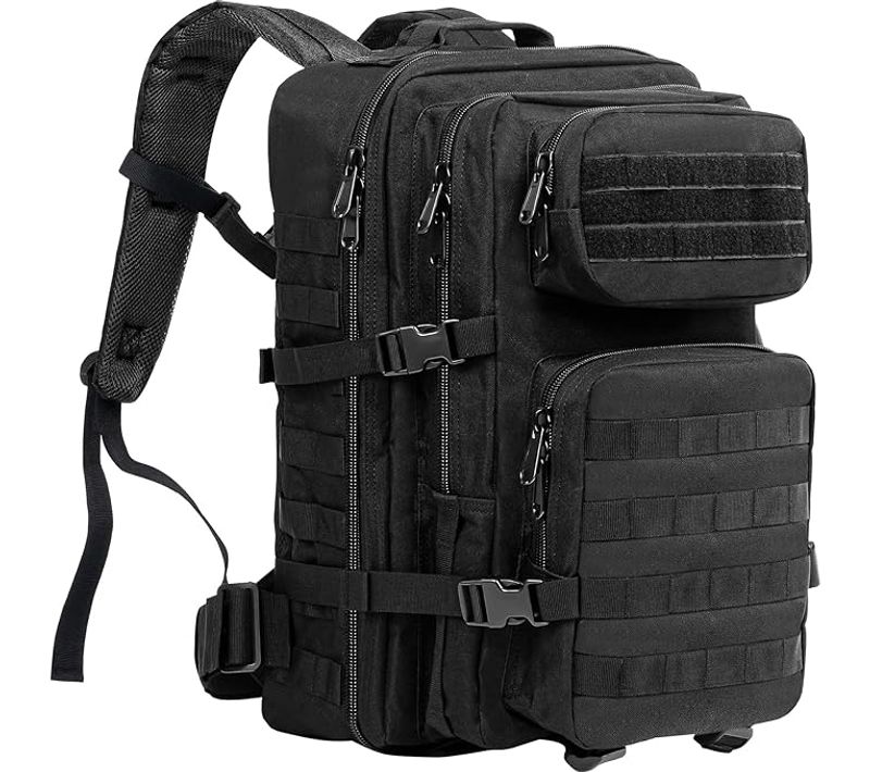 Sac à Dos Style Militaire, 45l Grand Volume Sac à Dos Multifonction, Pour École/trekking/randonn