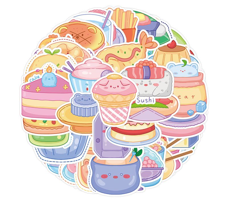 60 Autocollants De Dessins Animés, Autocollants Pour Ordinateur Portable, Autocollants En Vinyle