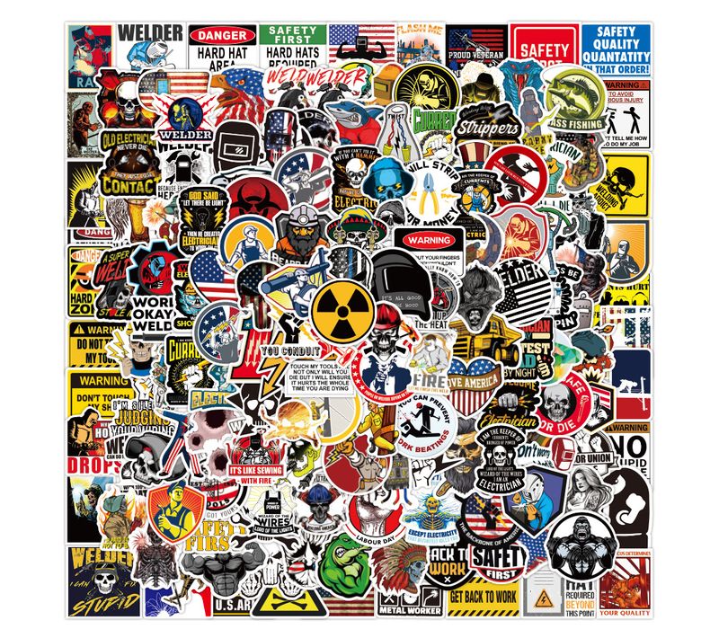 Autocollants Pack 200 Pièces Vinyle Graffiti Stickers Pour Ordinateur Portable Voiture Planche