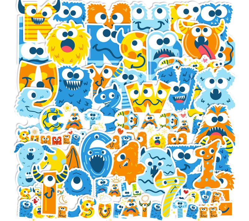 Lot De 50 Autocollants Anime En Vinyle Pour Ordinateur Portable,bouteille D'eau,skateboard,guita