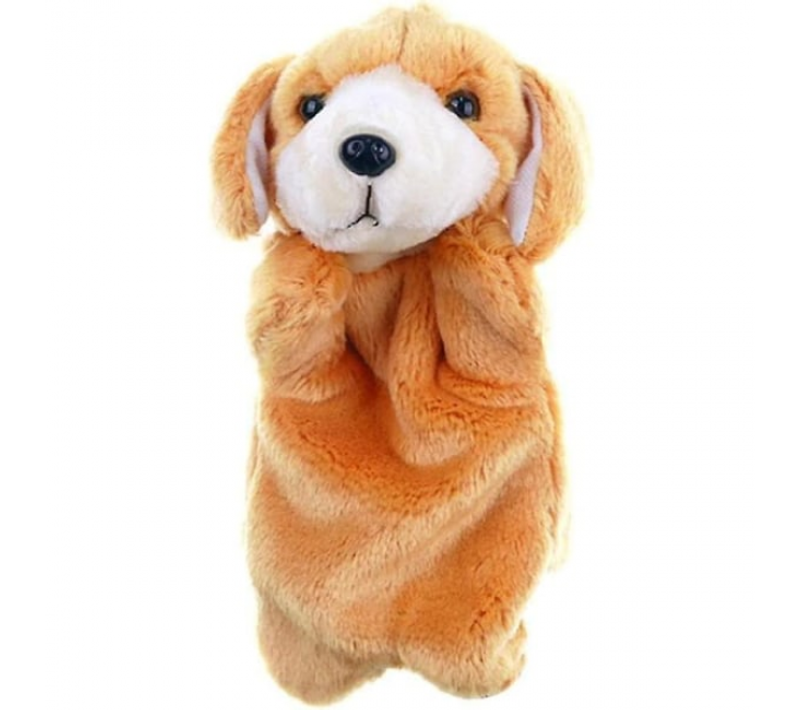 Marionnette à Main Jouet En Peluche Animal Petit Chien Doux Marionnette à Main Jouets Éducatifs