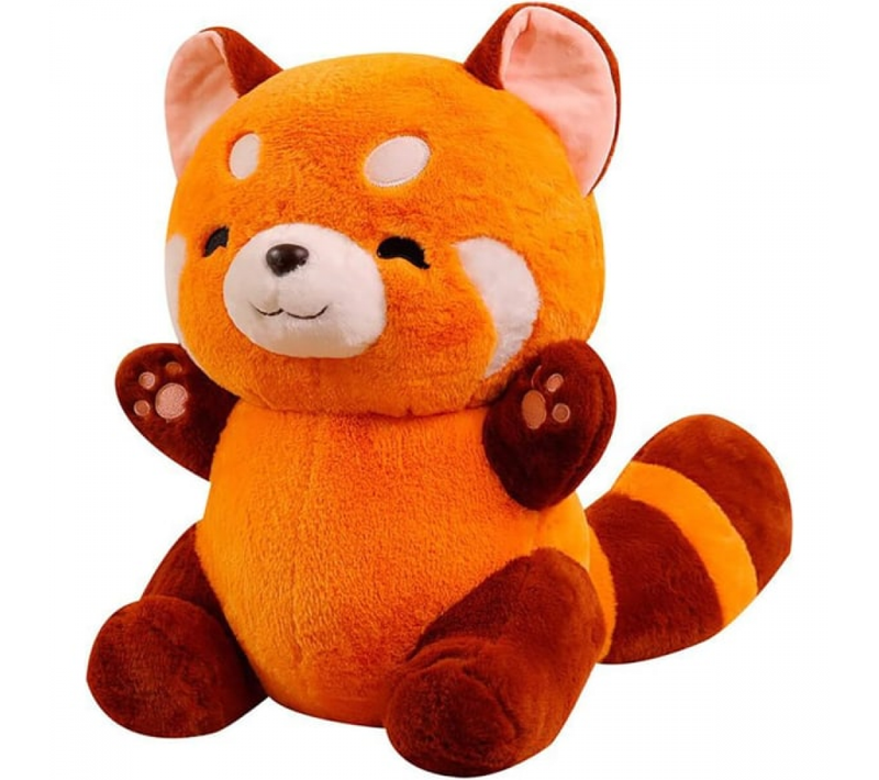 Peluche Panda Roux De 23 Cm, Adorable Poupée En Peluche, Cadeau Pour Filles Et Garçons, Anniversa