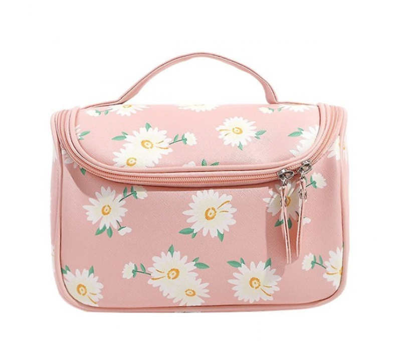 Petite Trousse De Toilette De Voyage Fraîche Et Tendance En Forme De Marguerite Trousse