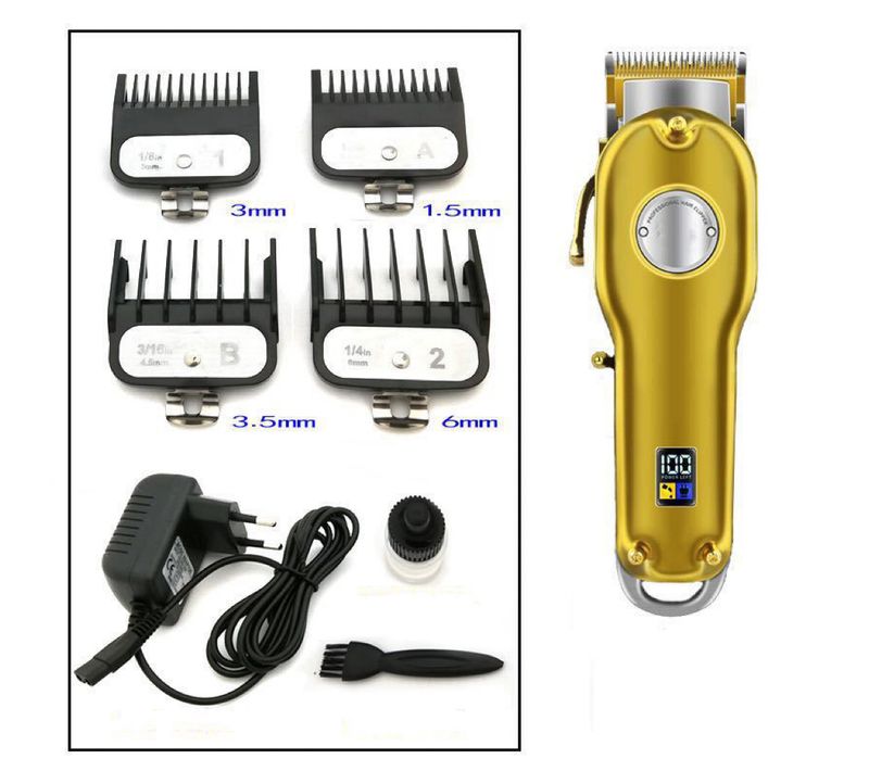 Tondeuse à Cheveux Pour Homme Sans Fil Kit De Coupe De Cheveux Professionnel Pour Homme Affichage