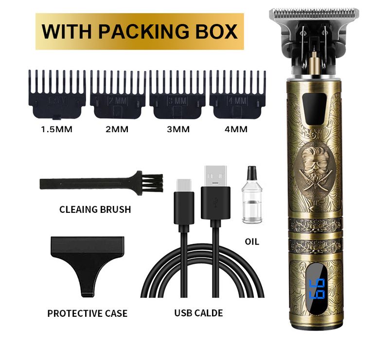 Tondeuse Cheveux Hommes, Tondeuse Barbe Homme Professionnelle, Sans Fil Electriques Tondeuse