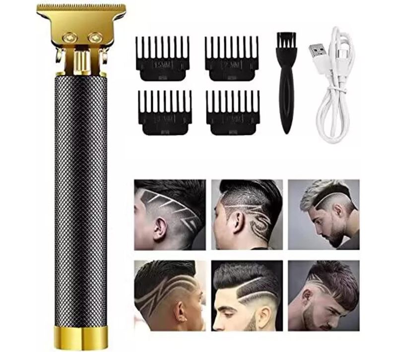 Tondeuse Cheveux Hommes Tondeuse  Avec 4 Peignes De Guidage Lames En T Tondeuse à Cheveux Hair