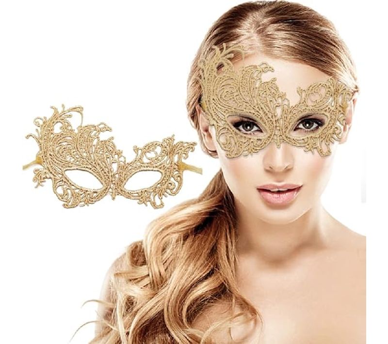 Masque Vénitien Pour Femmes, Masque De Dentelle Mascara De Vénitienne De Bal Halloween Partie