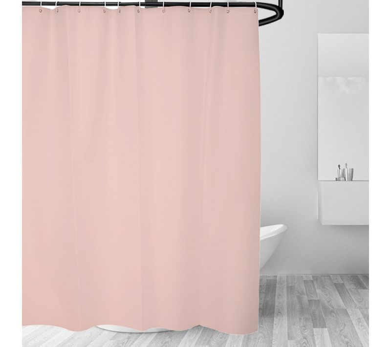 180*180cm Rideau De Douche,peva, Motif Gaufré Poudre