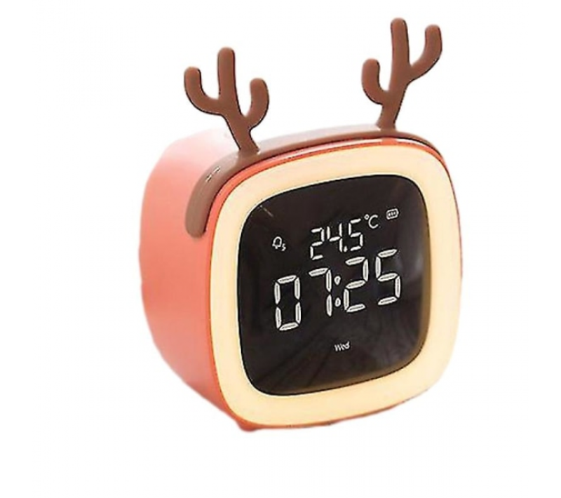 Réveil De Télévision De Dessin Animé Mignon Horloge Électronique LED De Répétition De Répétition