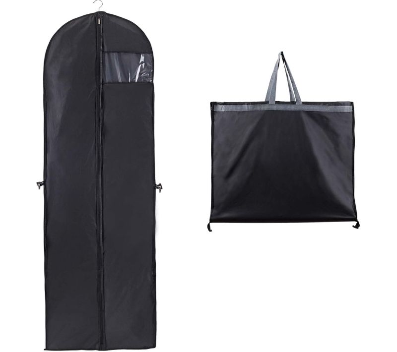 1pc Housse Robe De Mariée 60x180cm Housse Vetement Longue Fenêtre Visible De Demoiselle D'honneur