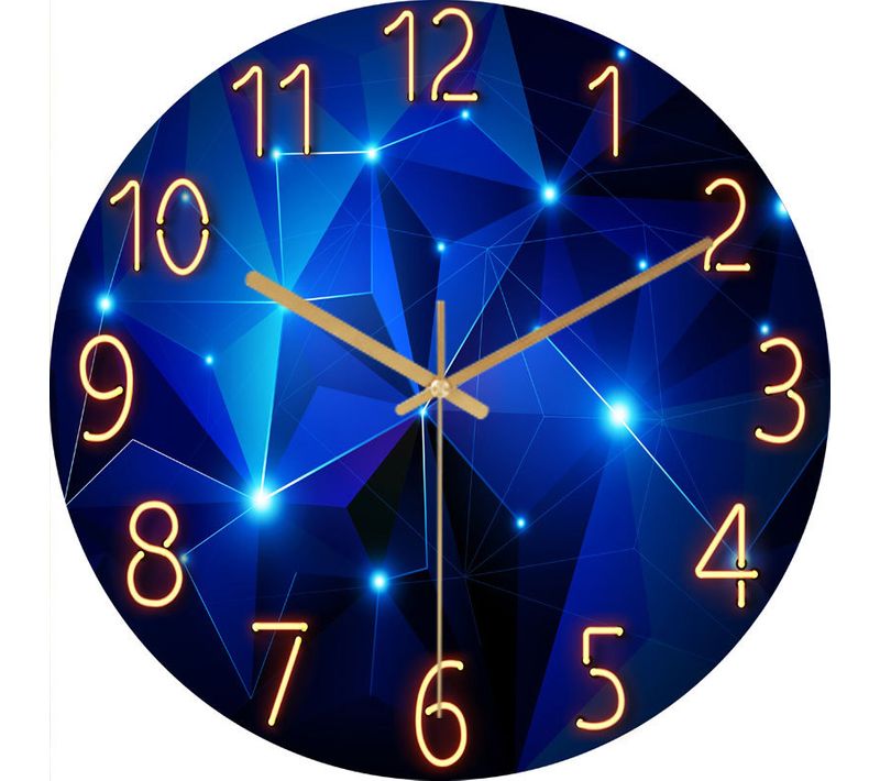 Modern Silent Quartz Wall Clock 30cm Battery Operated,