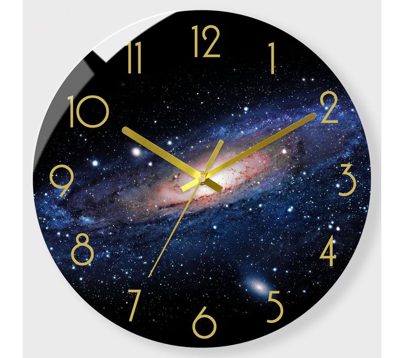 Horloge murale en verre silencieuse sans tic-tac - Qualité
