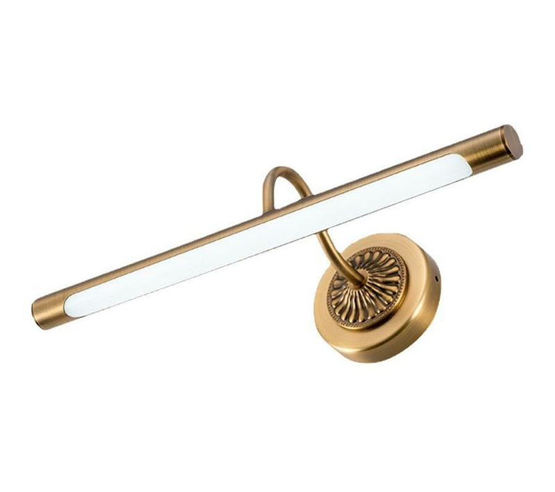 Lampe De Miroir à LED Pour Salle De Bain, En Laiton, 45,5 Cm, 8 W, 4 000-4 200 K
