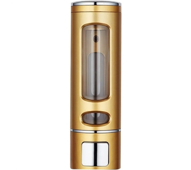Distributeur de gel douche mural doré 400 ml, accessoires de salle de bain et de toilette