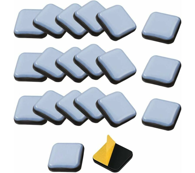 Lot De 24 Patins Autocollants Pour Meubles Pour Chaises, Canapés,