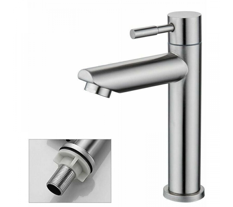 Robinet De Salle De Bain 1 Pièce, Robinet D'évier Dédié à L'eau Froide, Robinet