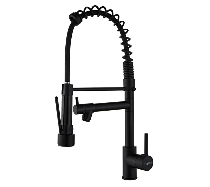 Robinet De Cuisine Avec Douchette Extractible, Bec Pivotant à 360°