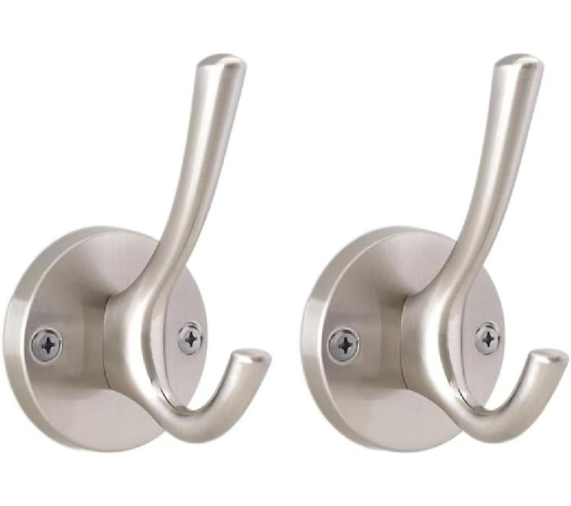 Lot De 2 Patères En Métal Solide Crochets à Serviettes Pour La Cuisine, La Salle De Bain