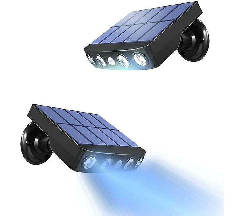 Lampe Solaire Exterieur,[2 Pièces] Lampe Solaire Exterieur Detecteur De Mouvement