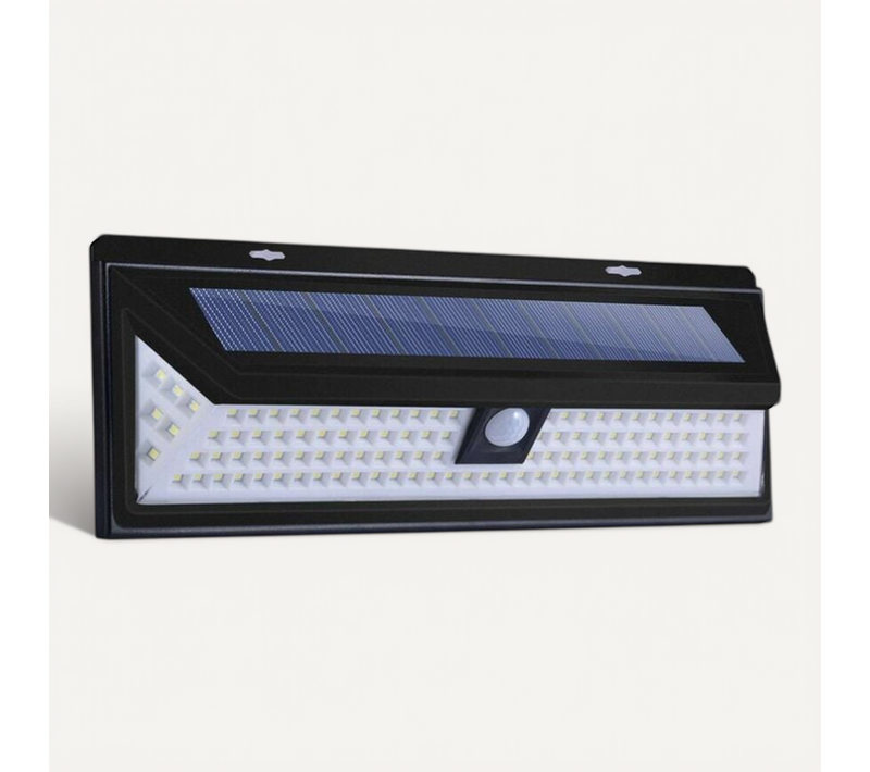 Applique Murale Solaire - 118 LED Lumière Solaire 1000 Lumens Applique Murale Capteur