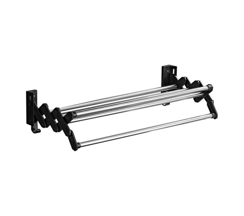 Porte-serviettes Rétractable De 60 Cm, Porte-serviettes De Salle De Bain Mural, Aucun Perçage