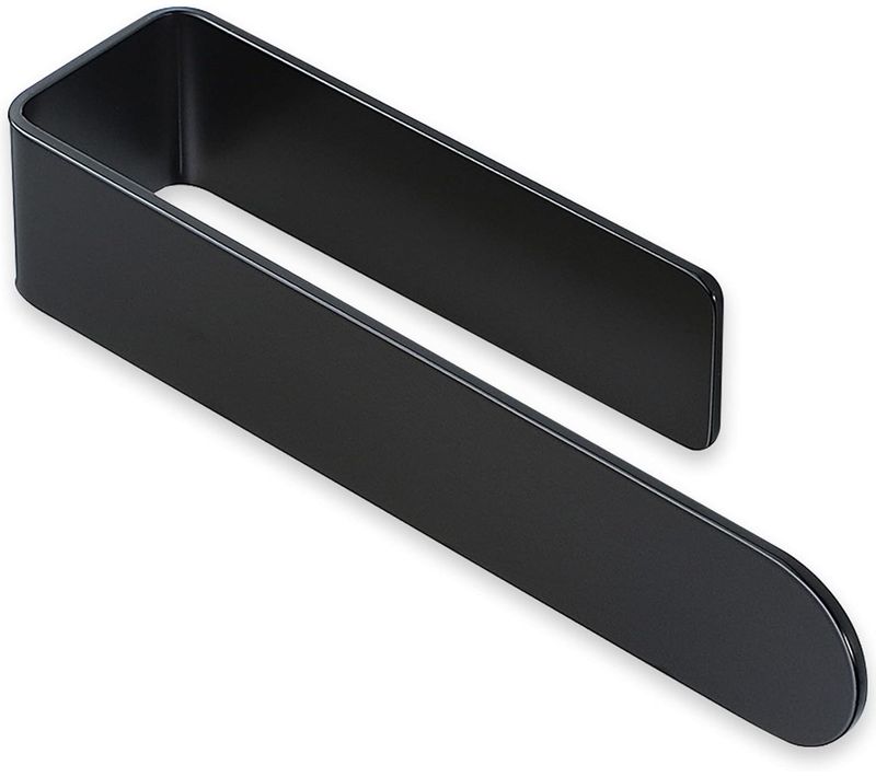Porte-serviettes Salle De Bain Noir Porte-serviettes En Acier Inoxydable Porte-serviettes Colla