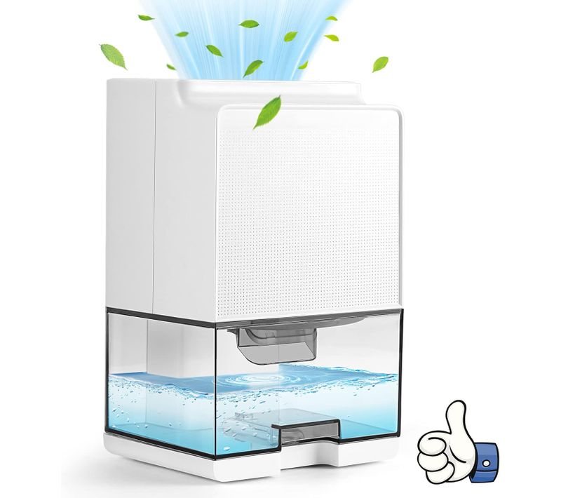 Déshumidificateur Domestique 1000 Ml, Déshumidificateur D'air, Arrêt Automatique