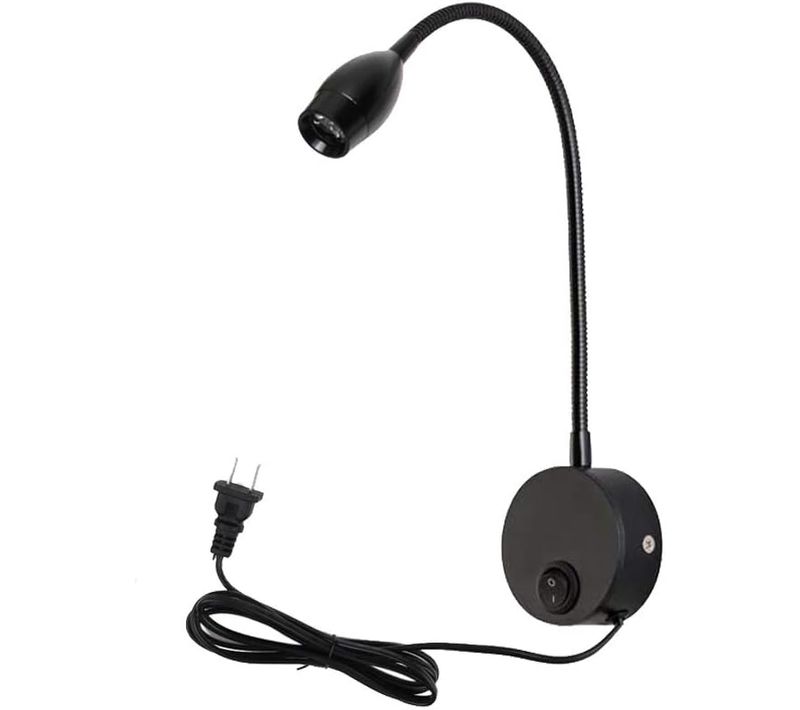 Lampe De Bureau LED, Noire, 3w Lumière Neutre 4000k