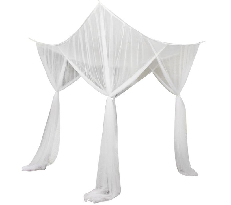 210x190x240cm Moustiquaire Pour Lit Double Grande Moustiquaire Carrée Lit Simple 4 Portes Moust