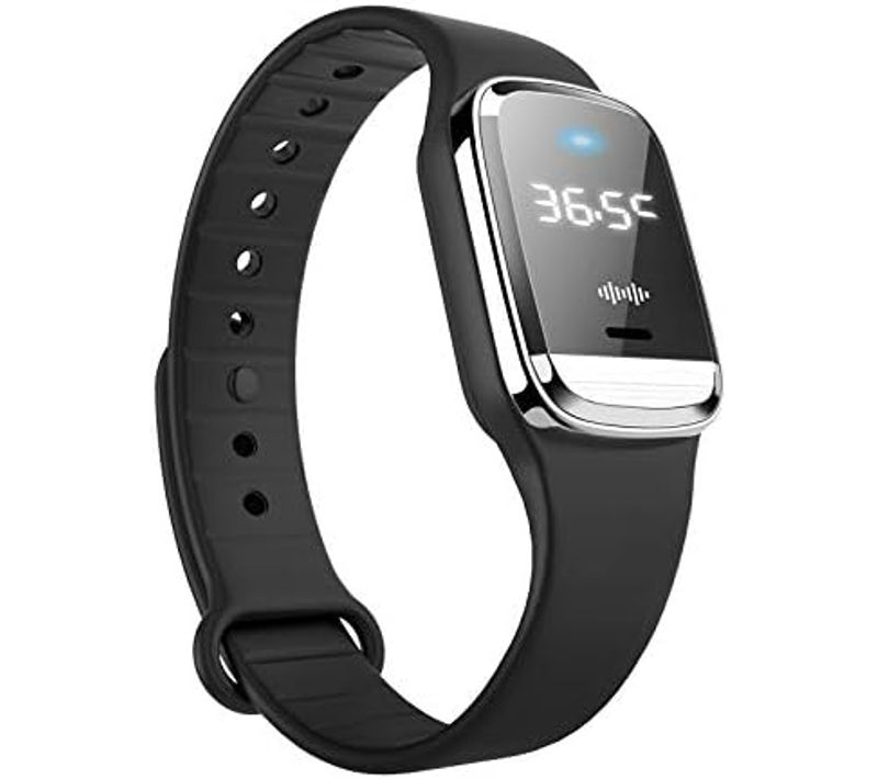 Bracelets Anti Moustiques, Affichage  (noir)de La Température Corporelle Et Montre