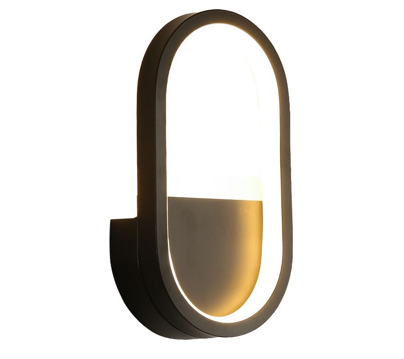 Applique Murale LED, Lampe De Mur, Pour Chambre Maison Couloir Salon Escalier ,noir