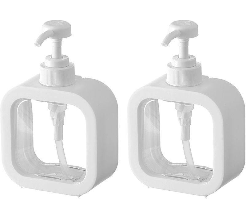 Distributeur De Savon, Distributeur De Savon Liquide 2 Pièces, (500 Ml)