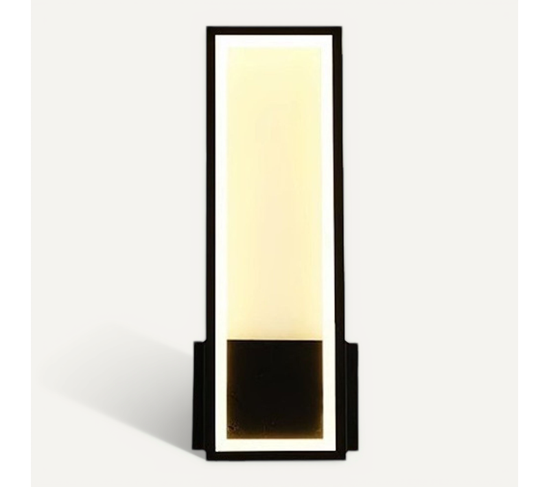 Applique Murale LED Pour Chambre, Couloir, Salon, Escalier (noir, Lumière Chaude)