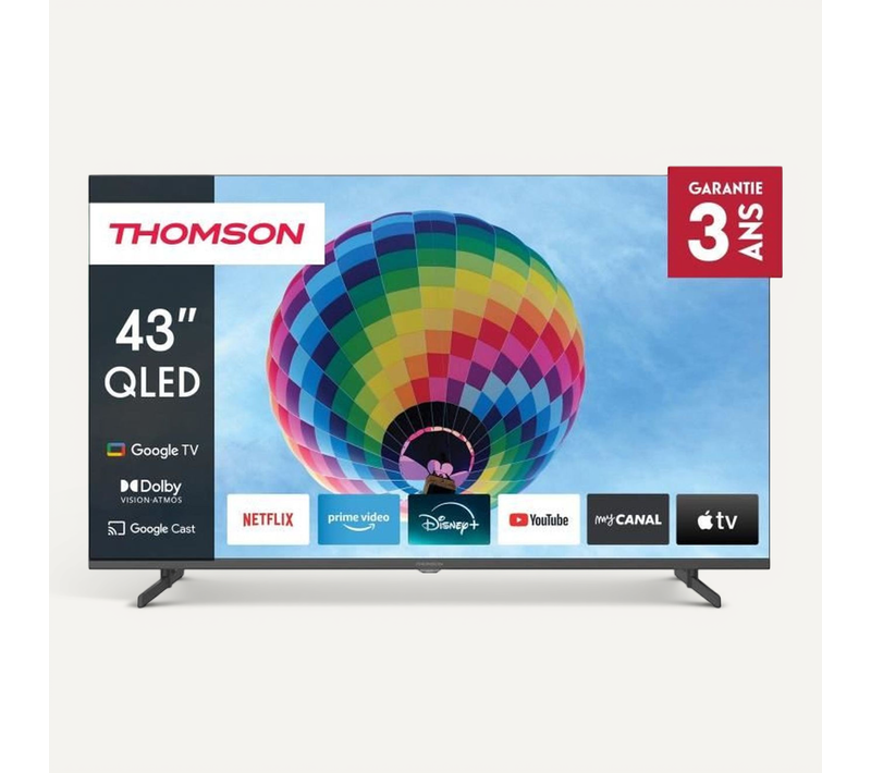 43qg4s14 - TV Qled 43 (109 Cm) - 4k 3840x2160 - Hdr 10 - Google TV - 2xhdmi 2.1 + 2xhdmi 2.0