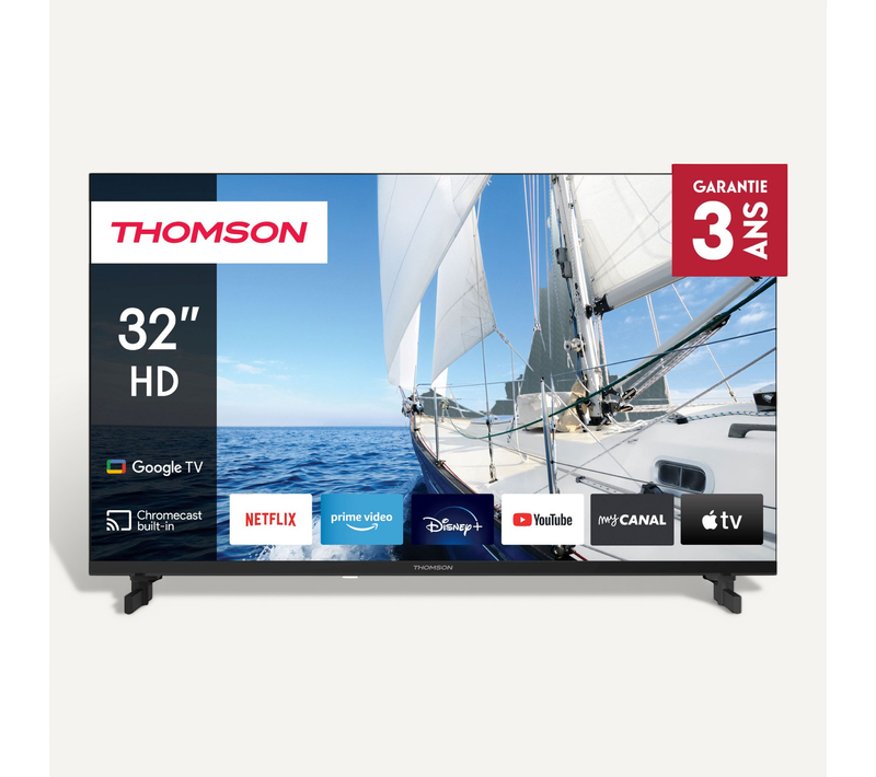 TV LED 32" (81 Cm) HD Google TV