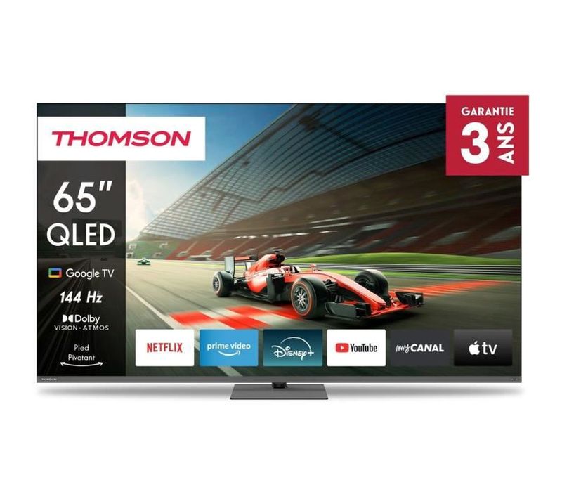 Téléviseur Qled 65” (165 Cm) 4k Uhd Google TV Pro -65qg7c04-