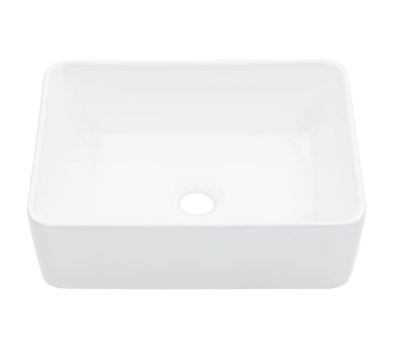 Lavabo - Vasque à Poser Pour Salle De Bain 40x30x13 Cm Céramique Blanc