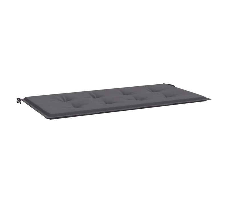 Coussin De Banc De Jardin - Coussin De Siège Anthracite 120x50x3 Cm Tissu Oxford