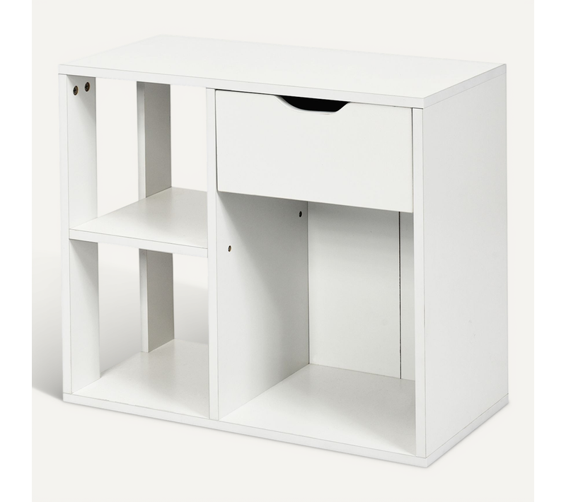 Table D'appoint à 3 Niveaux Bout De Canapé Avec Etagère De Rangement Style Industriel