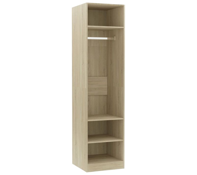 Armoire De Rangement - Armoire De Chambre Chêne Sonoma 50x50x200 Cm Bois D'ingénierie