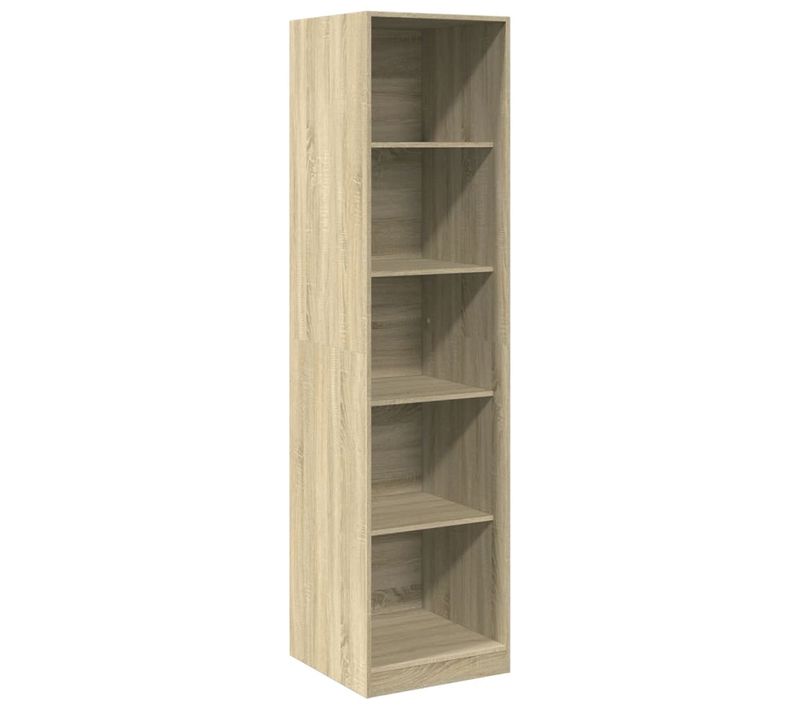 Armoire De Rangement - Armoire De Chambre Chêne Sonoma 50x50x200 Cm Bois D'ingénierie
