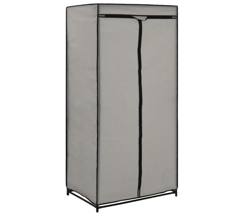 Armoire De Rangement - Armoire De Chambre Gris 75x50x160 Cm