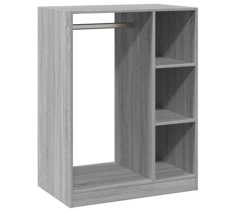 Armoire De Rangement - Armoire De Chambre Sonoma Gris 77x48x102 Cm Bois D'ingénierie