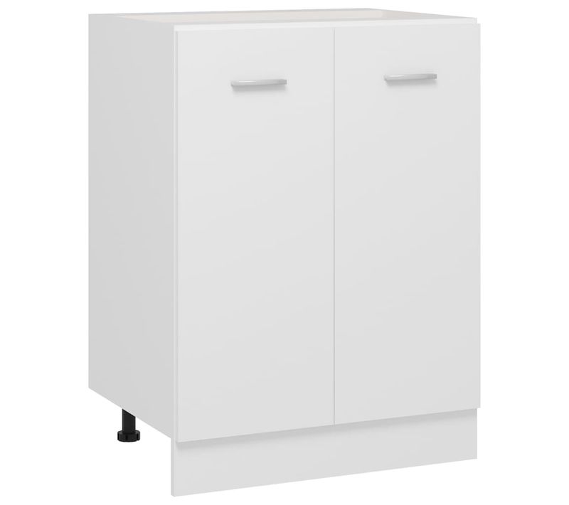 Meuble Bas De Cuisine - Armoire De Cuisine Blanc 60x46x81,5 Cm Bois D'ingénierie